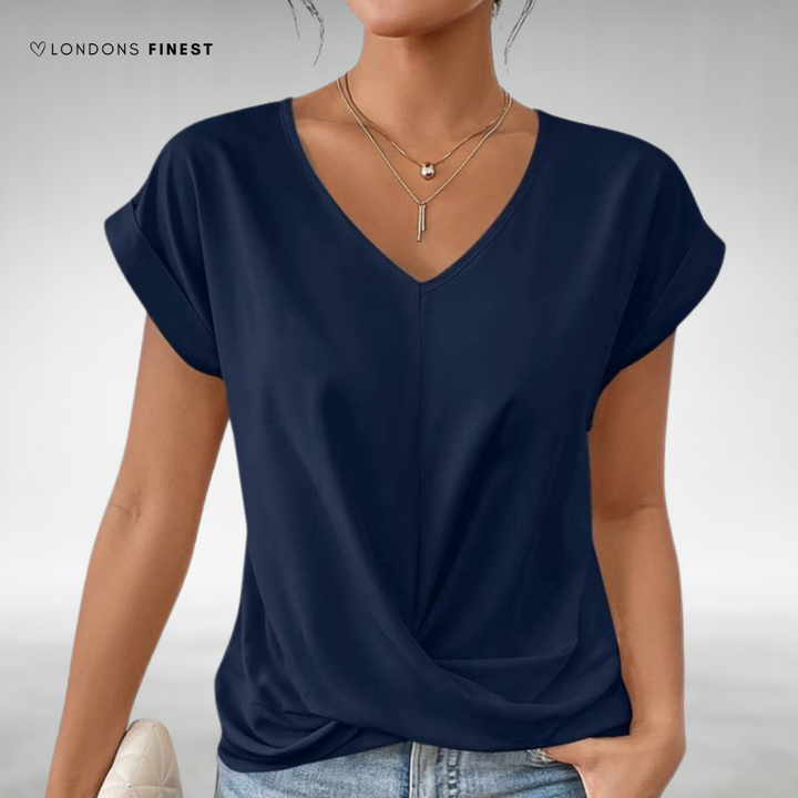 Salley™ Elegant V-Neck Shirt