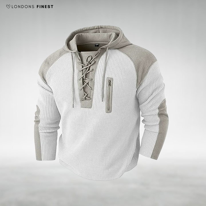 Dexter Lace-Up Hooded Jumper