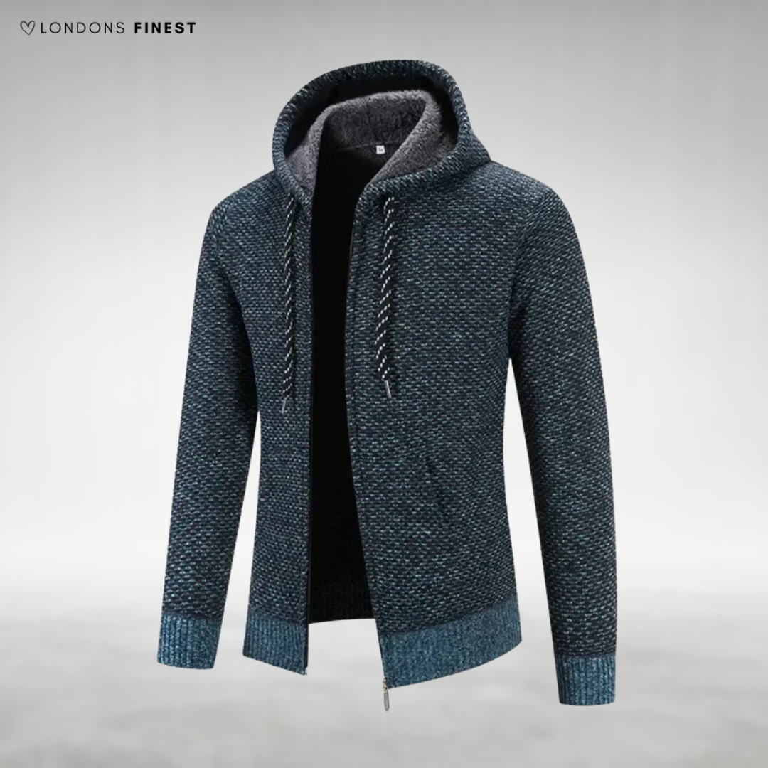 Harvey™ Men's Knitted Hooded Jacket