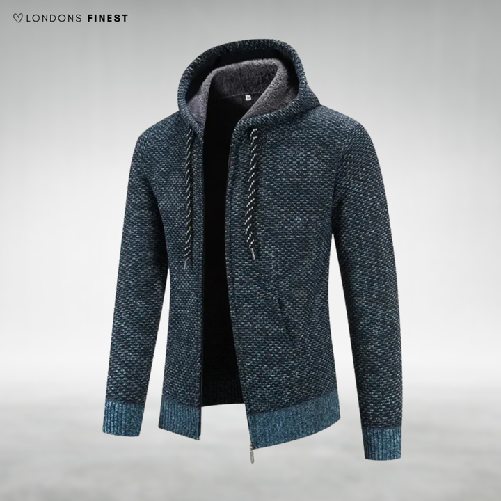 Harvey™ Men's Knitted Hooded Jacket