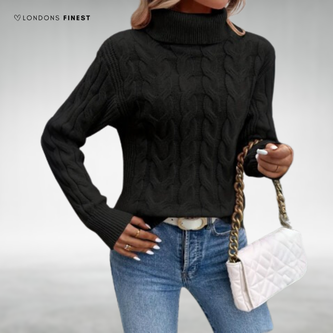 Emily™ Knitted Turtleneck Sweater
