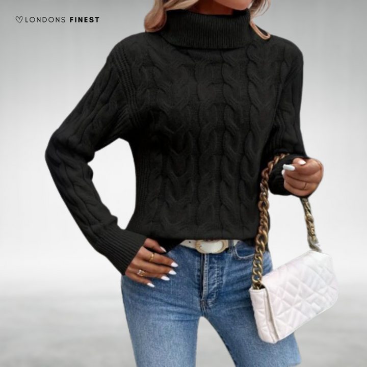 Emily™ Knitted Turtleneck Sweater