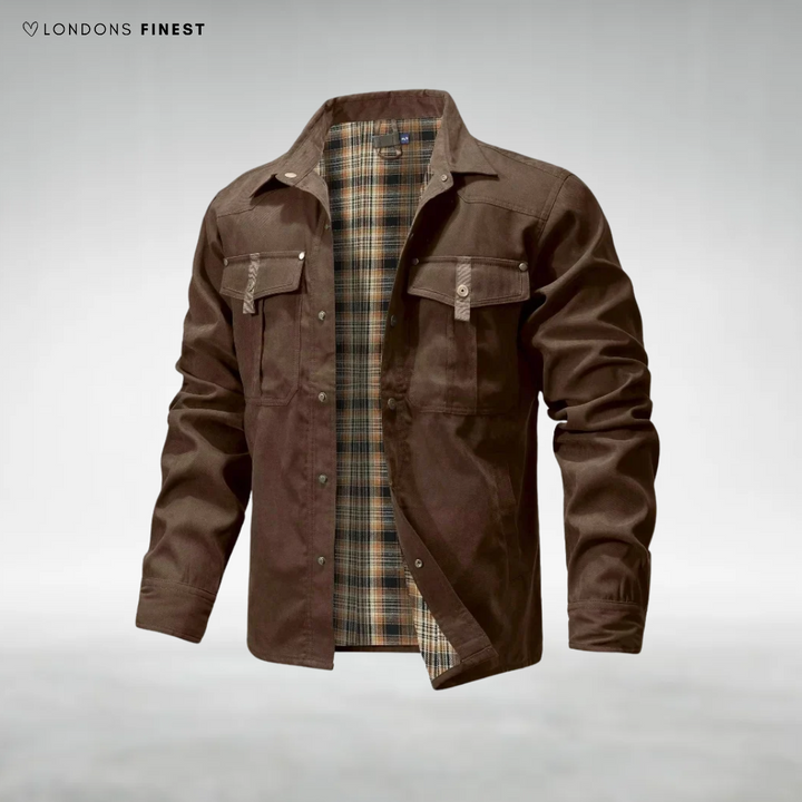 Arthur Plaid-Lined Workwear Jacket