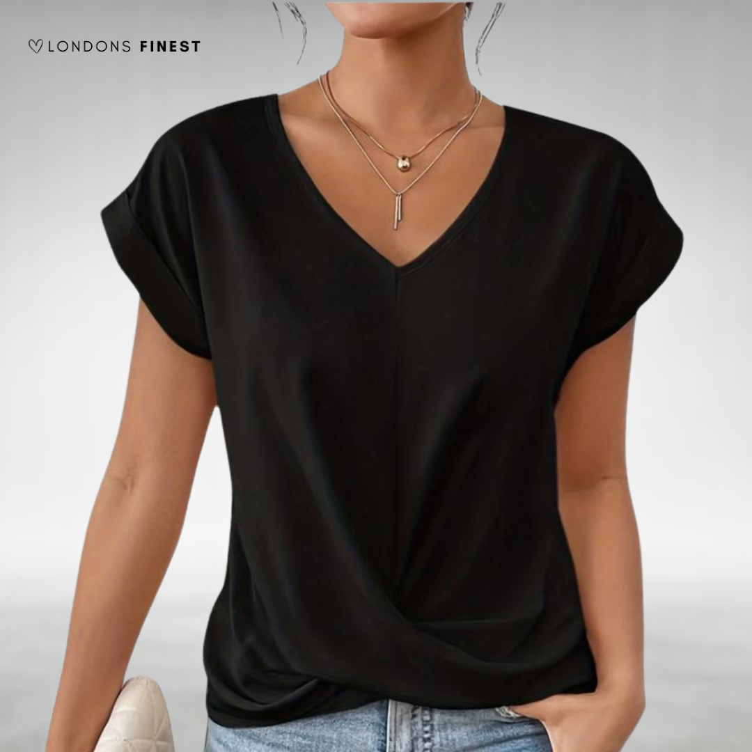 Salley™ Elegant V-Neck Shirt