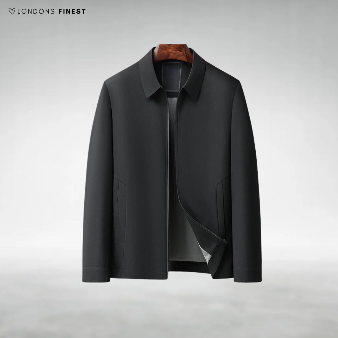 Anthony Collared Zip Jacket