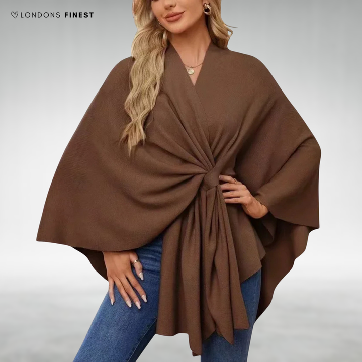 Claire™ Elegant Draped Cardigan