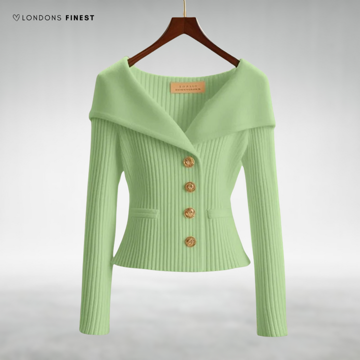 Vicki™ Elegant Button-Up Knit Cardigan