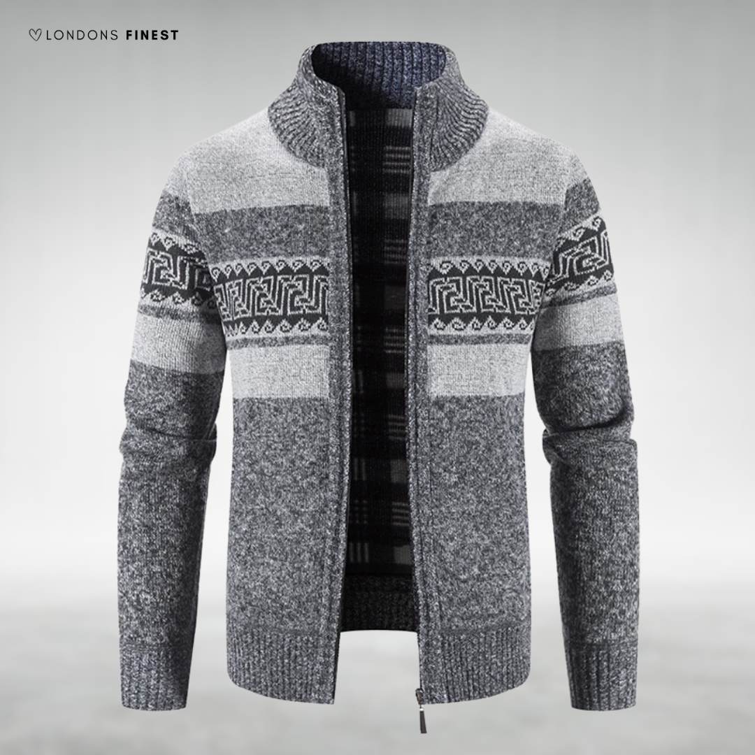 Dirk™ Men's Comfort Zip-Up Cardigan