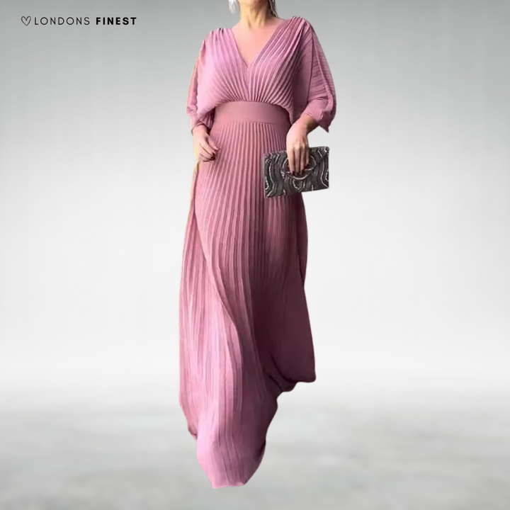 Claudee™ Elegant Pleated Maxi Dress