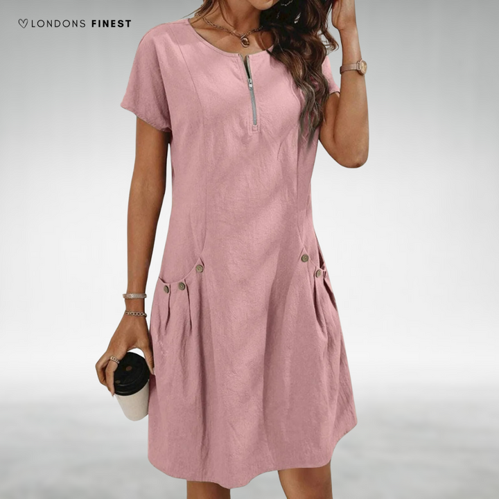 Sophia™ Elegant Zip Dress