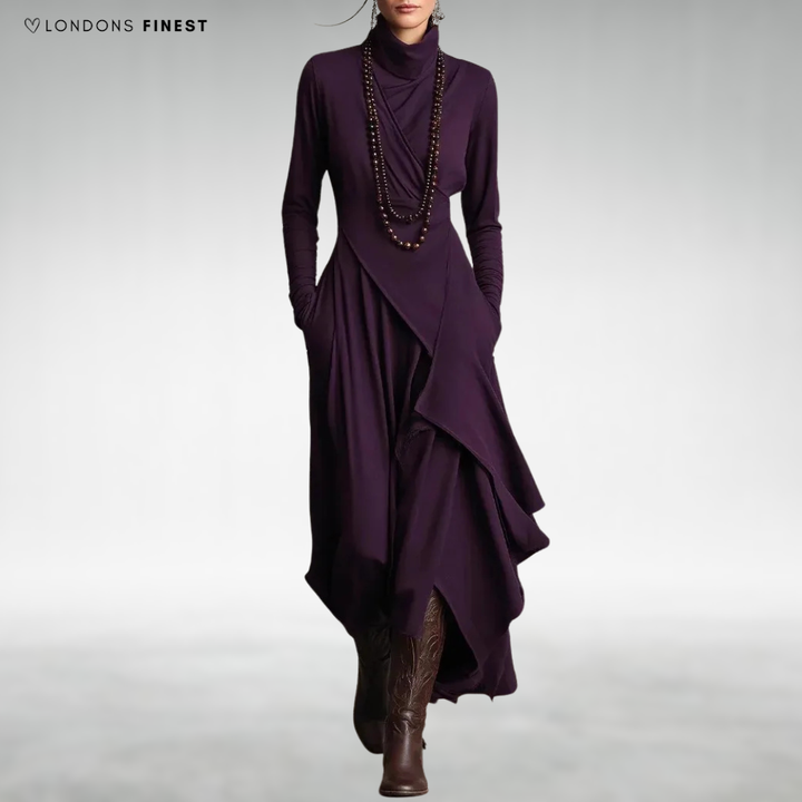 Charlotte Elegant Draped Dress