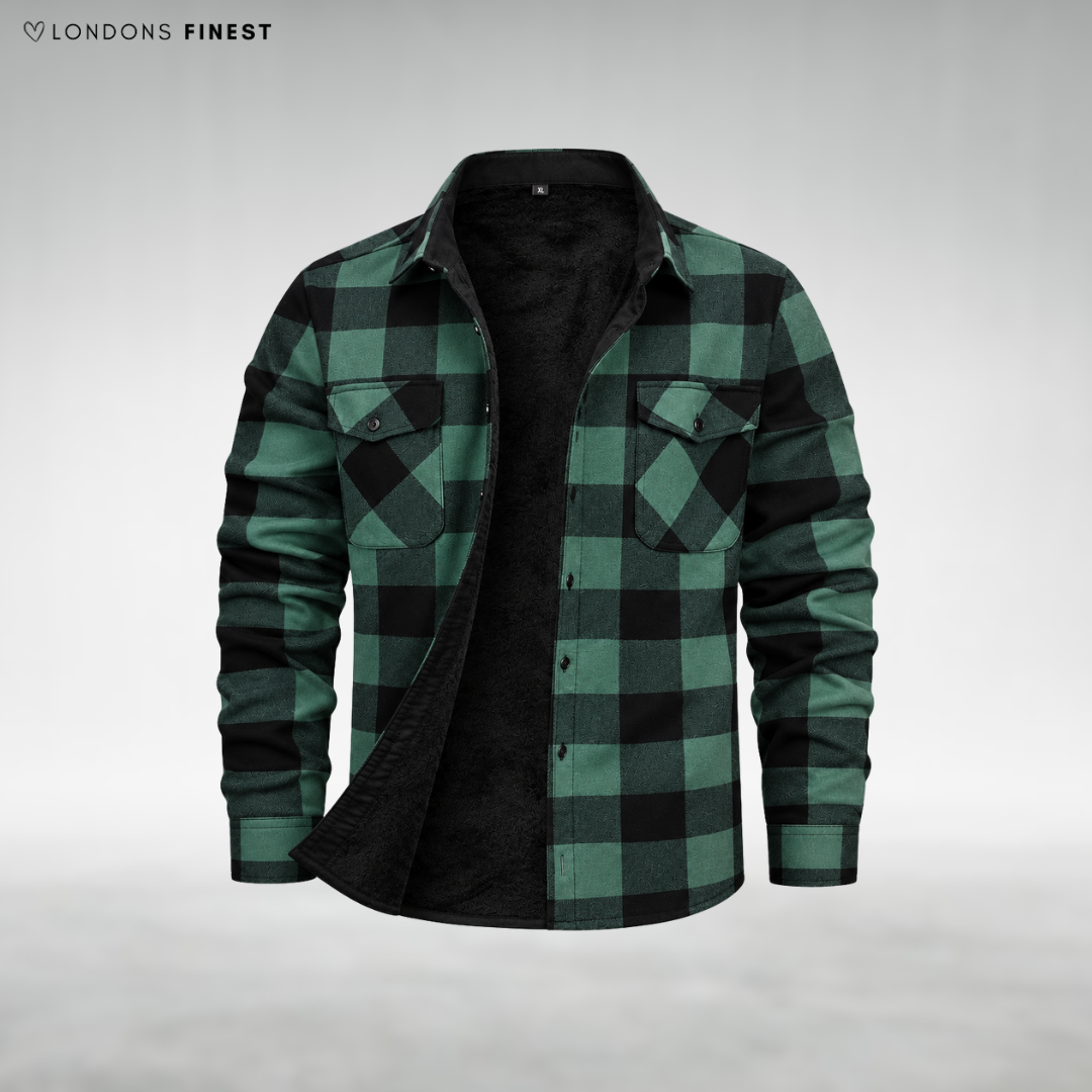 Lemuel Fleece-Lined Checked Shirt