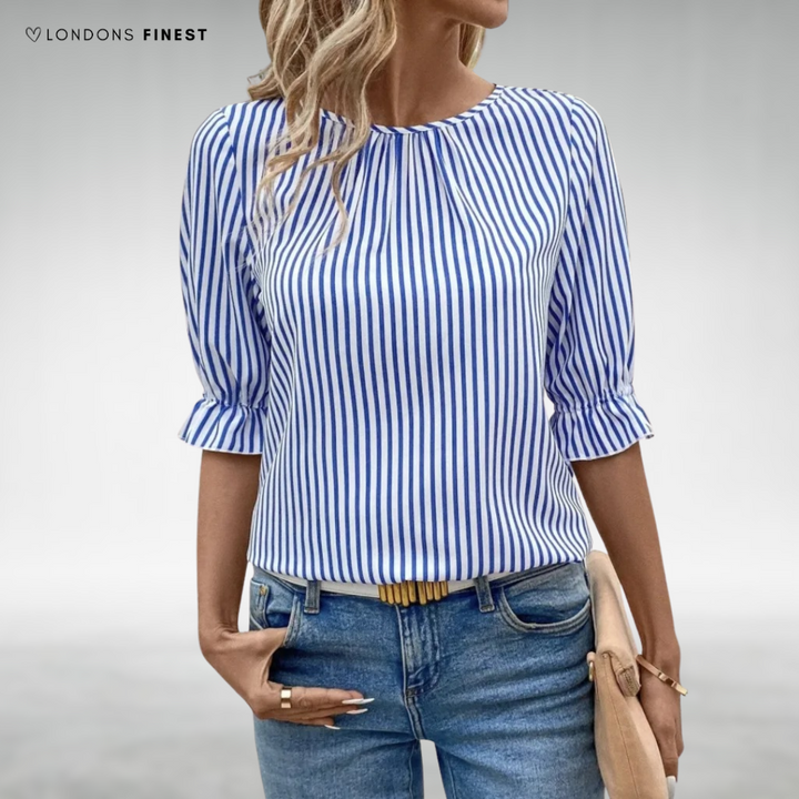 Julia™ Elegant Striped Blouse