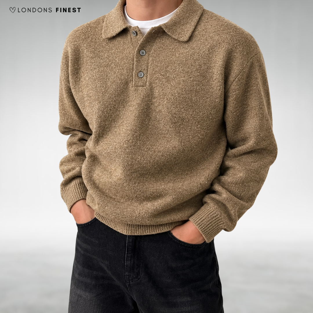 Timothy Knitted Polo Jumper