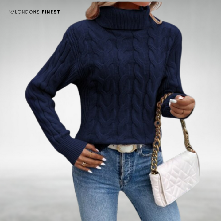 Emily™ Knitted Turtleneck Sweater