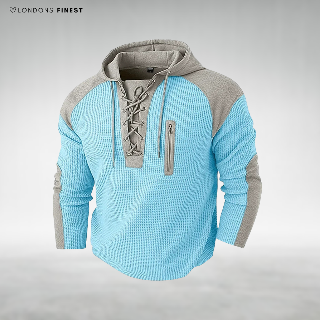 Dexter Lace-Up Hooded Jumper