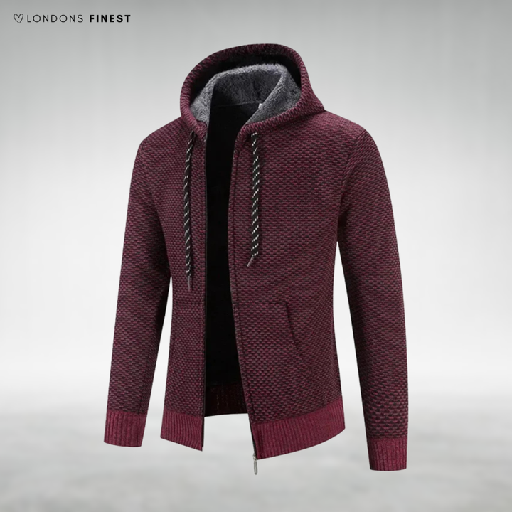 Harvey™ Men's Knitted Hooded Jacket