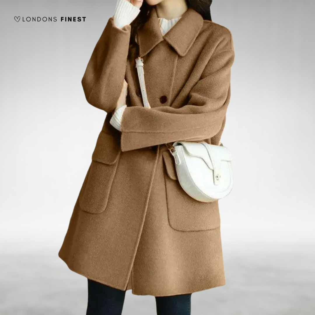 Ernestine™ Elegant Double-Breasted Coat