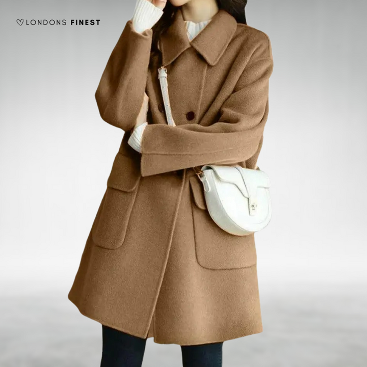 Ernestine™ Elegant Double-Breasted Coat