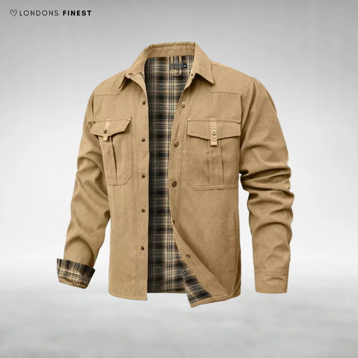 Arthur Plaid-Lined Workwear Jacket