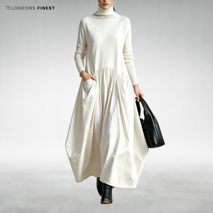 Jane Elegant Turtleneck Maxi Dress