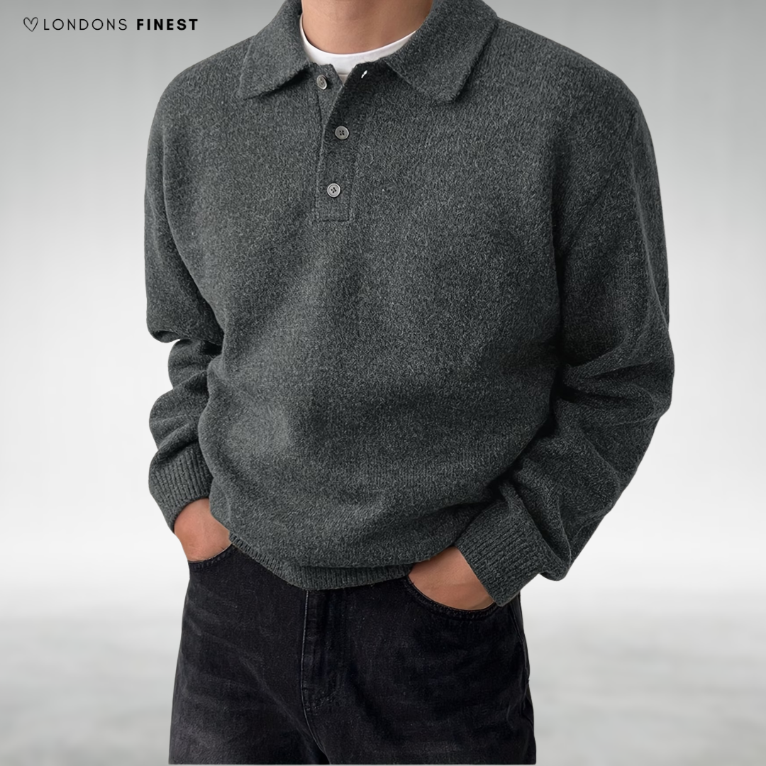 Timothy Knitted Polo Jumper