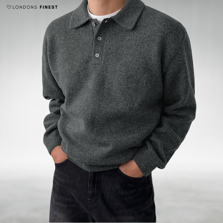 Timothy Knitted Polo Jumper