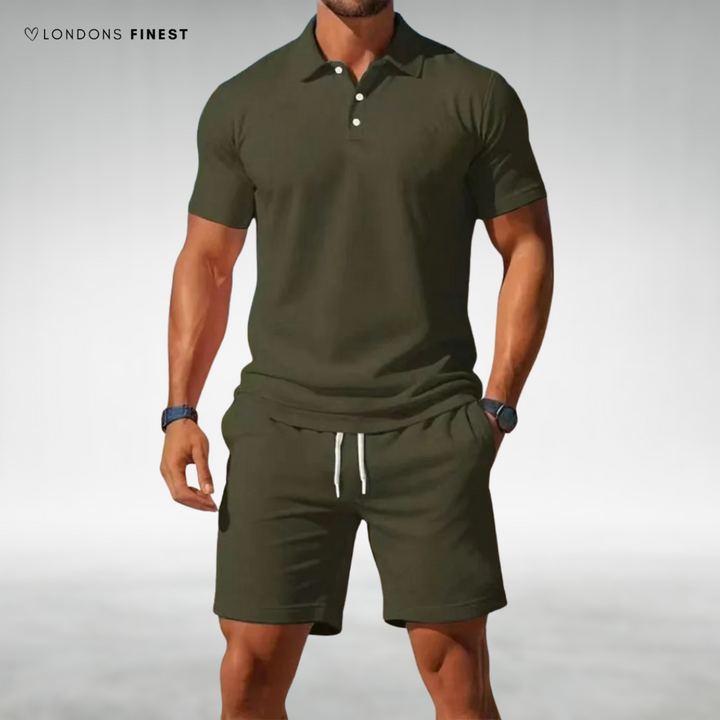 Logan™ Comfortable Polo & Shorts Set