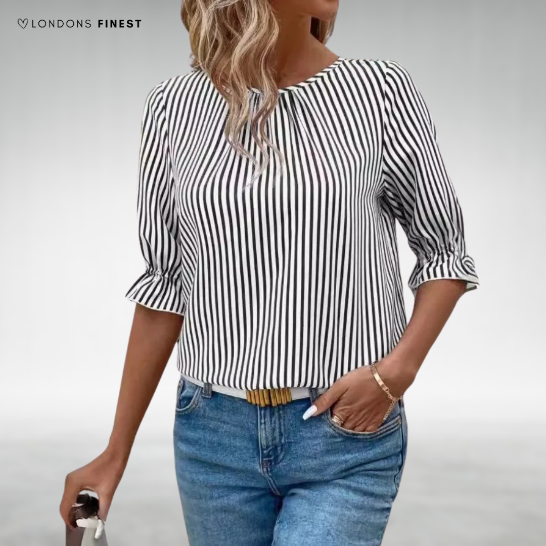 Julia™ Elegant Striped Blouse