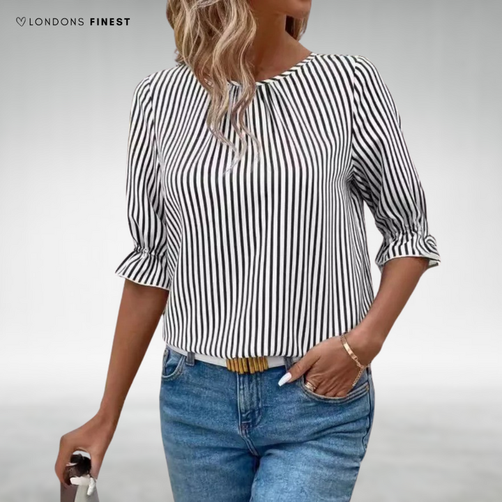 Julia™ Elegant Striped Blouse