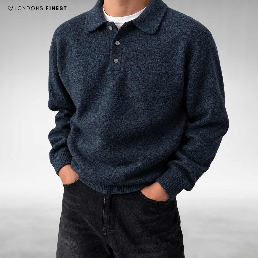 Timothy Knitted Polo Jumper
