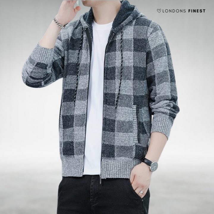 Caleb™ Men's Hooded Cardigan