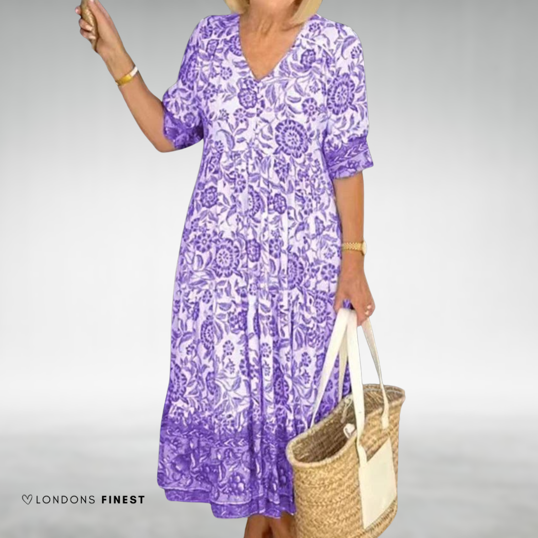 Helena™ V-Neck Women's Dress