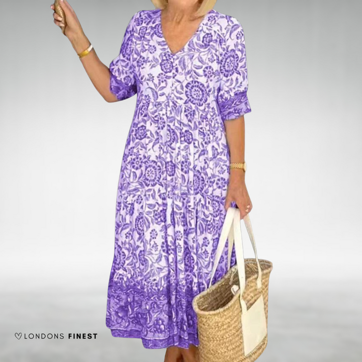 Helena™ V-Neck Women's Dress