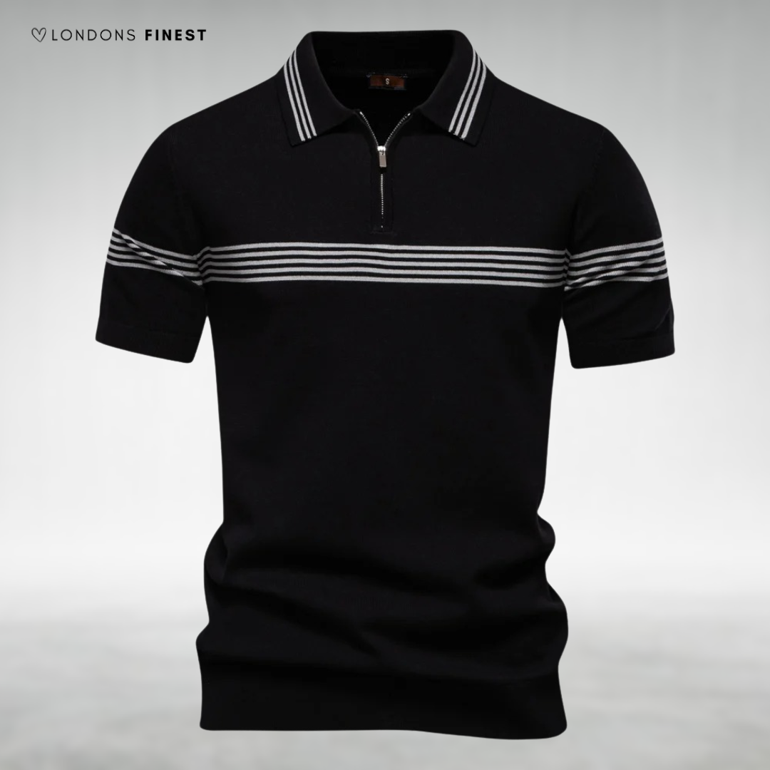 Mason™ Men's Retro Zip Polo Shirt