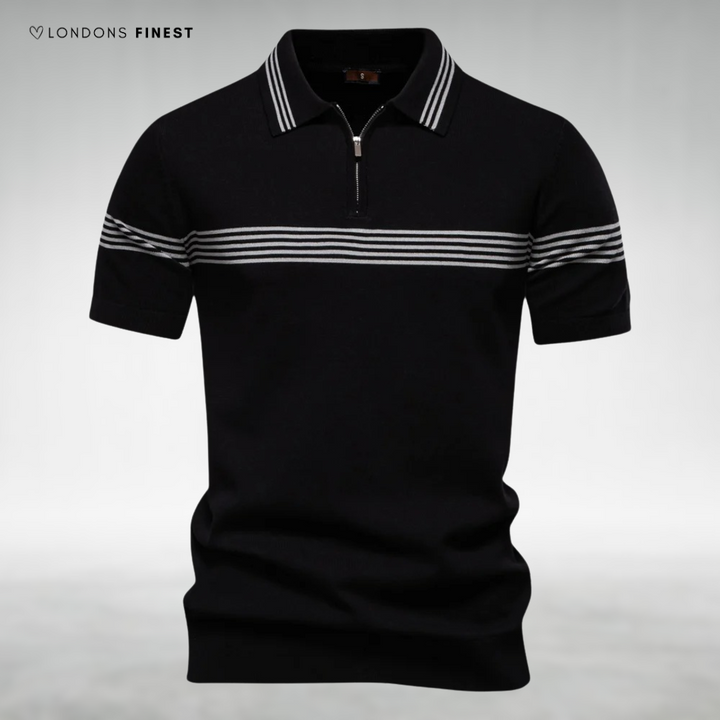 Mason™ Men's Retro Zip Polo Shirt