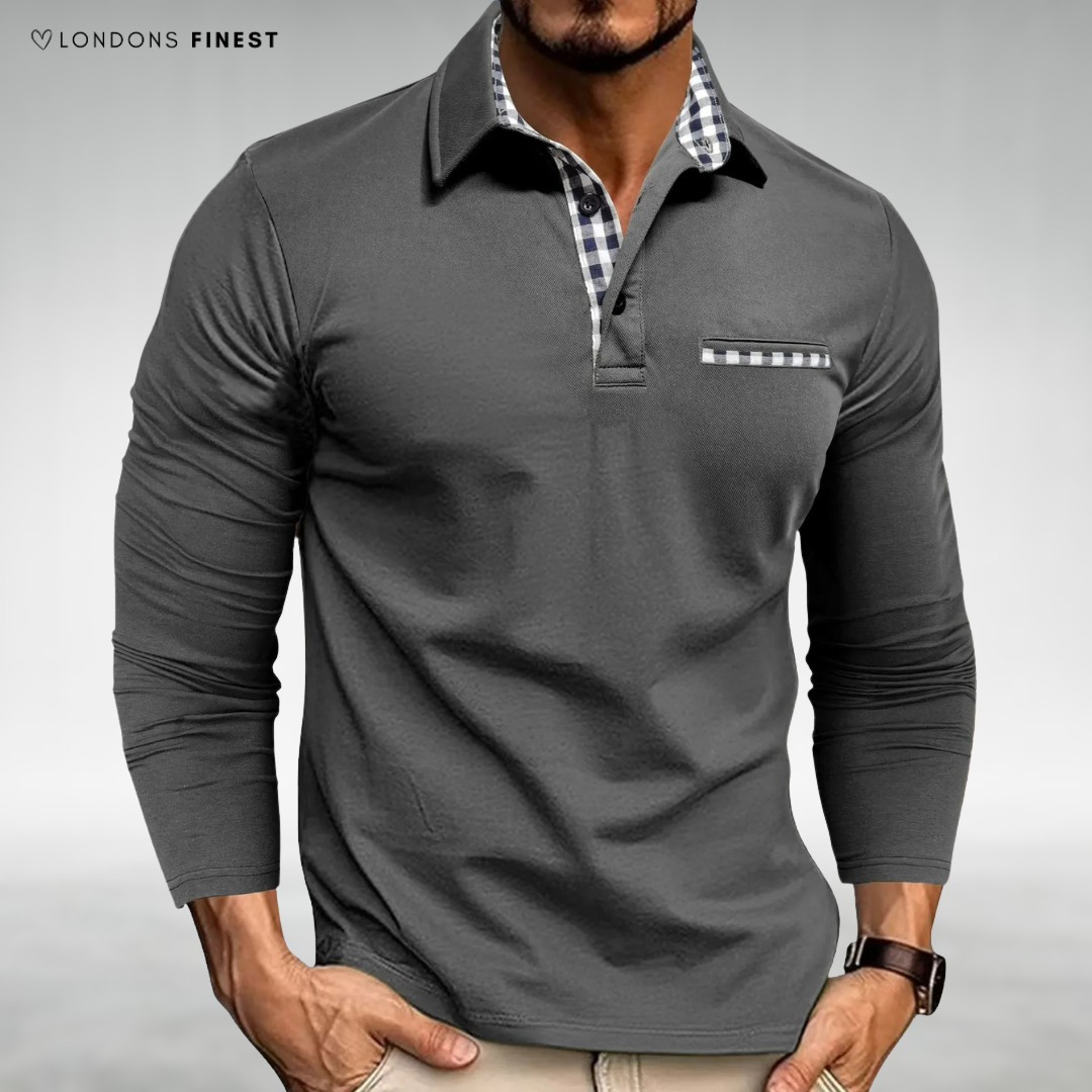 Edward Classic Long-Sleeve Polo Shirt