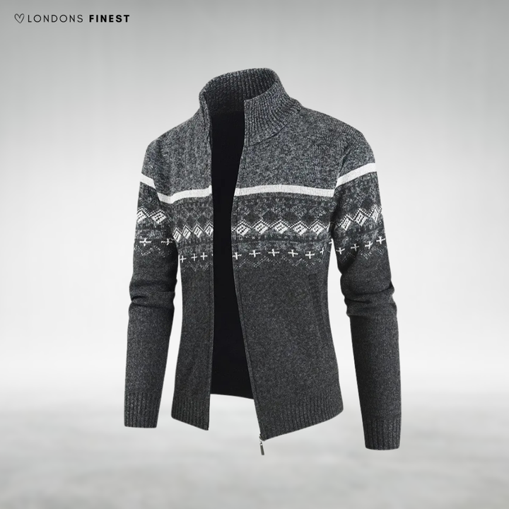 Jordan Nordic Zip-Up Cardigan