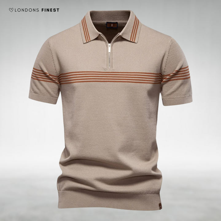 Mason™ Men's Retro Zip Polo Shirt