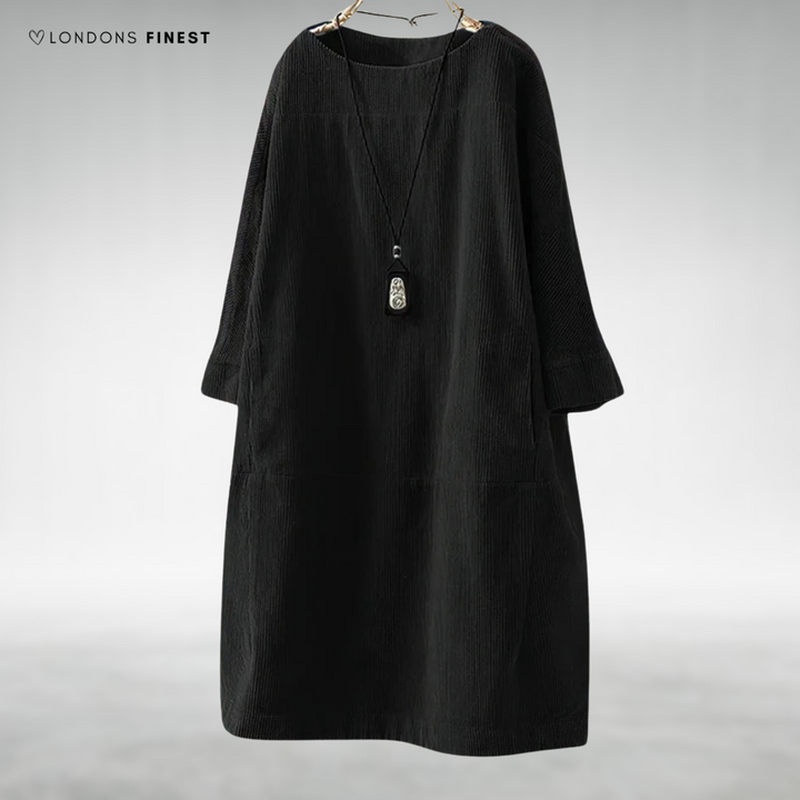 Amy™ Relaxed Corduroy Midi Dress