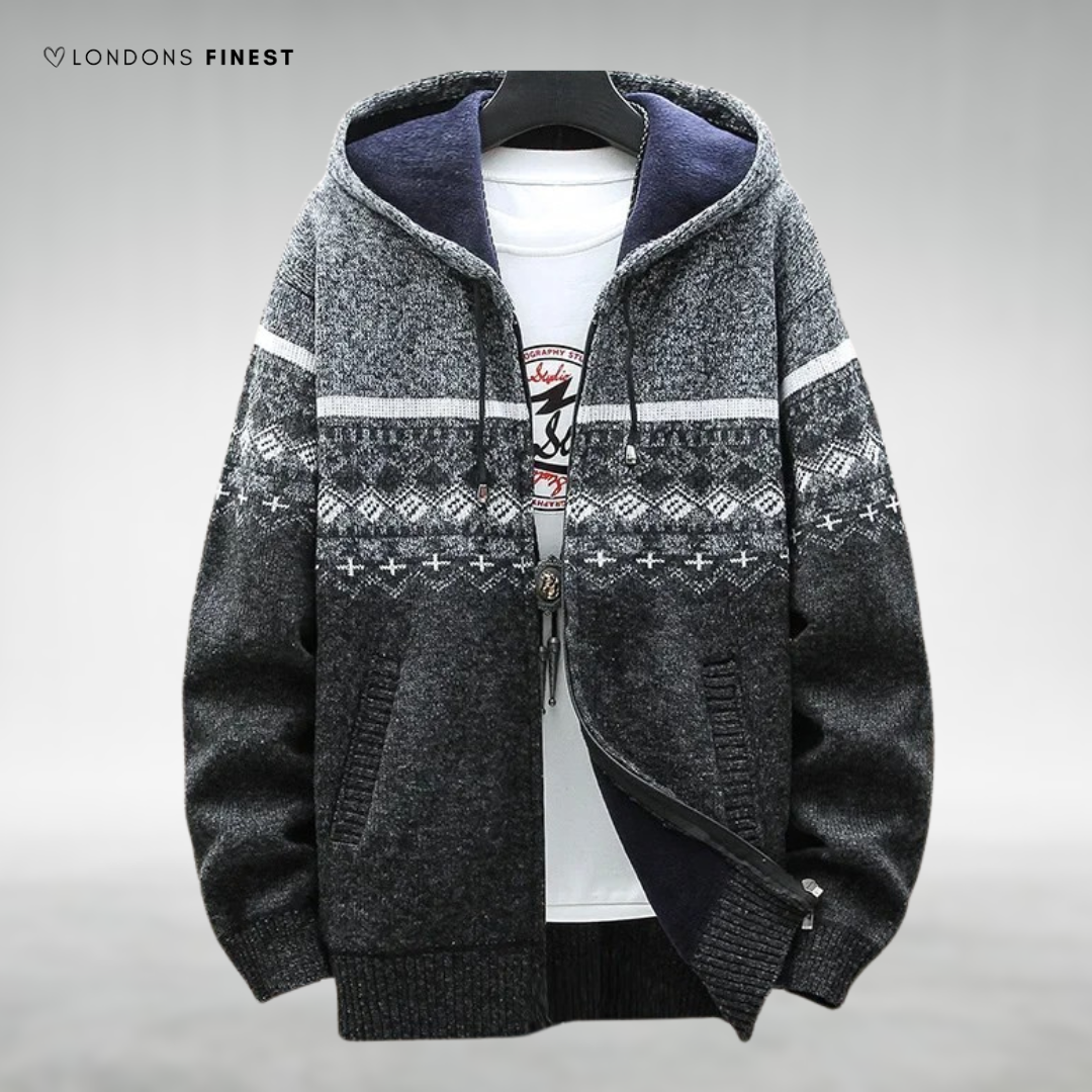Clinton™ Classic Knitted Zip-Up Cardigan