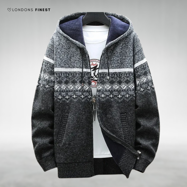 Clinton™ Classic Knitted Zip-Up Cardigan