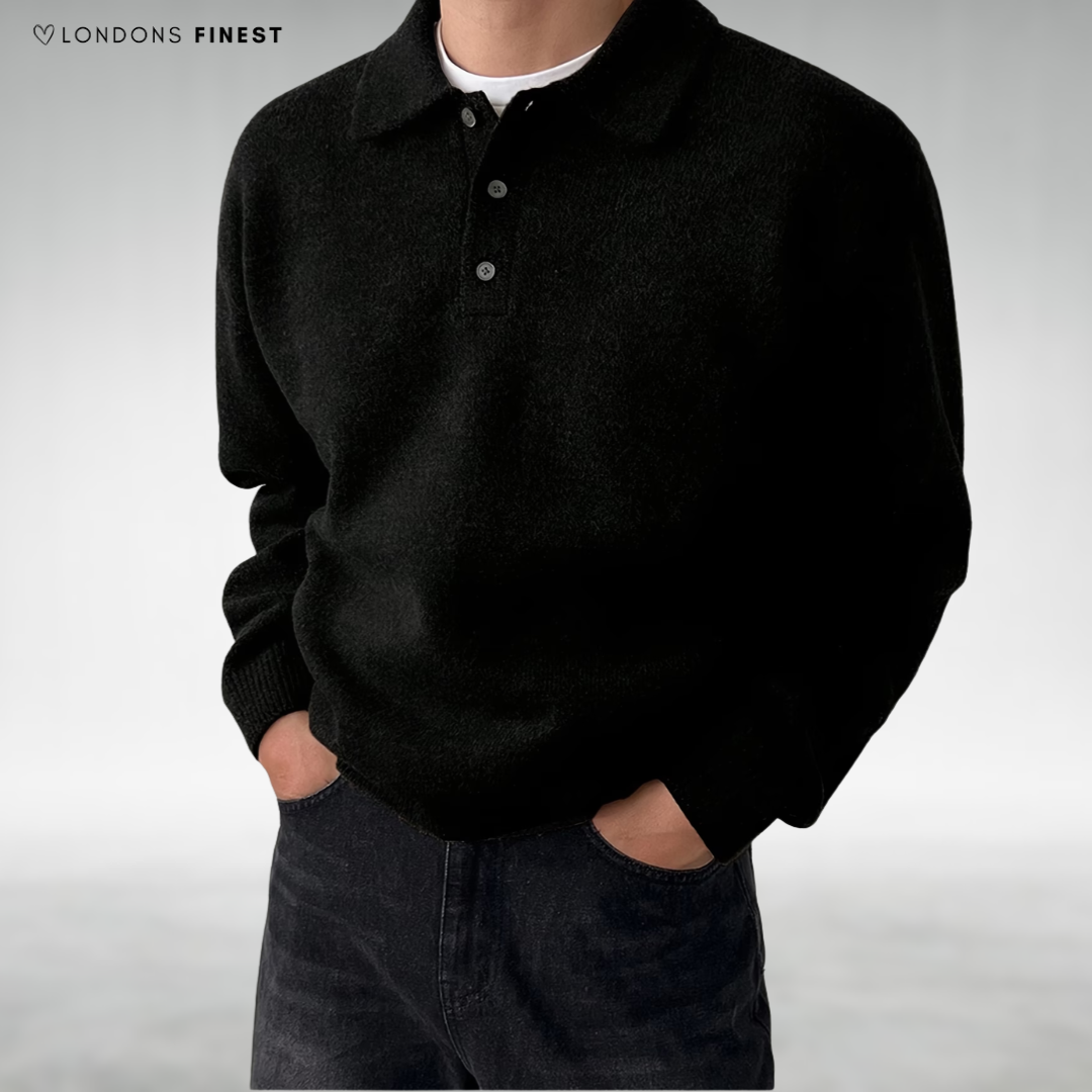 Timothy Knitted Polo Jumper