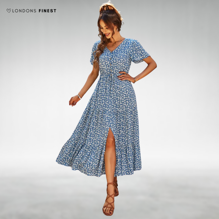 Arania™ Elegant Floral Maxi Dress