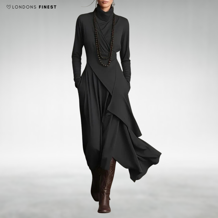 Charlotte Elegant Draped Dress