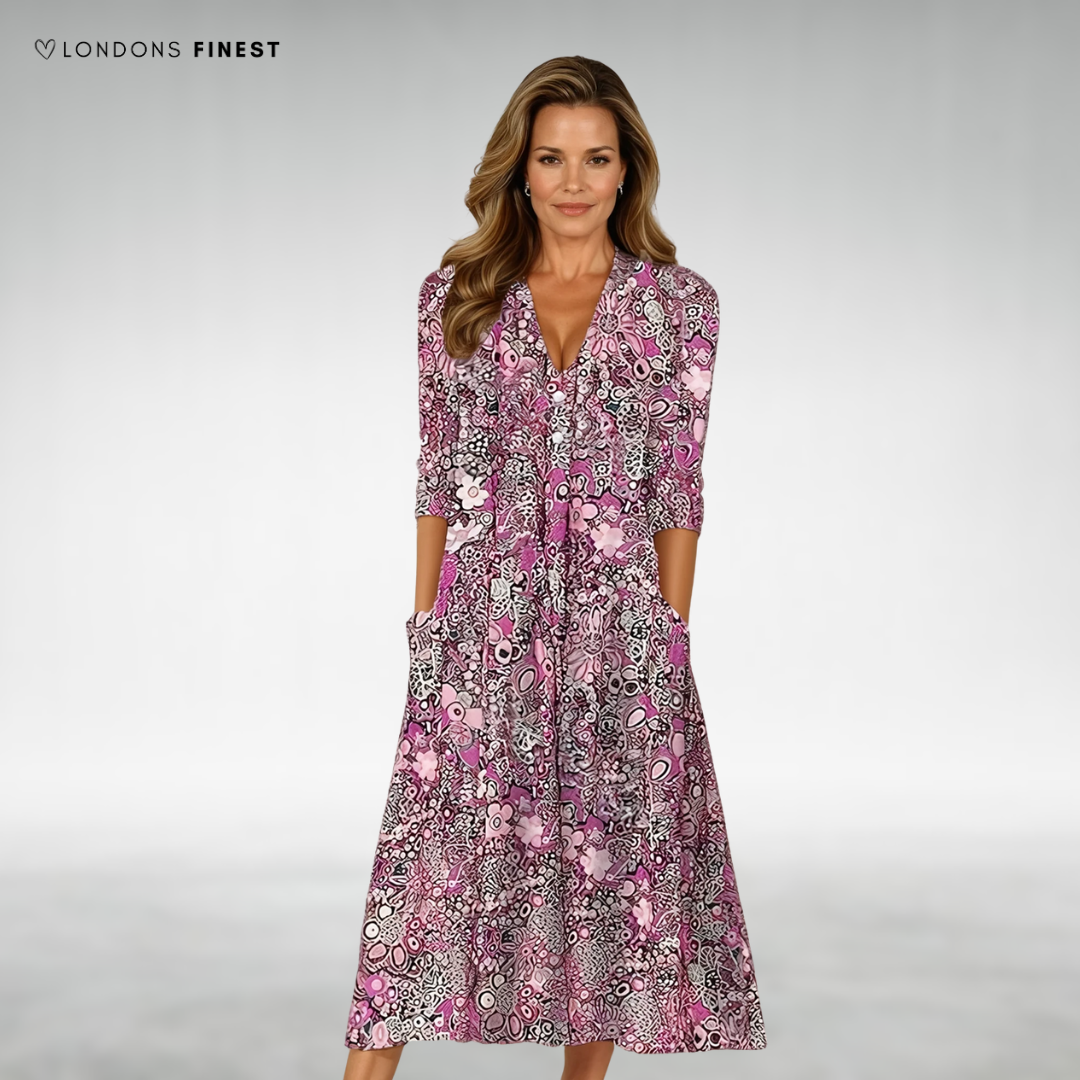 Diana™ Elegant Midi Dress