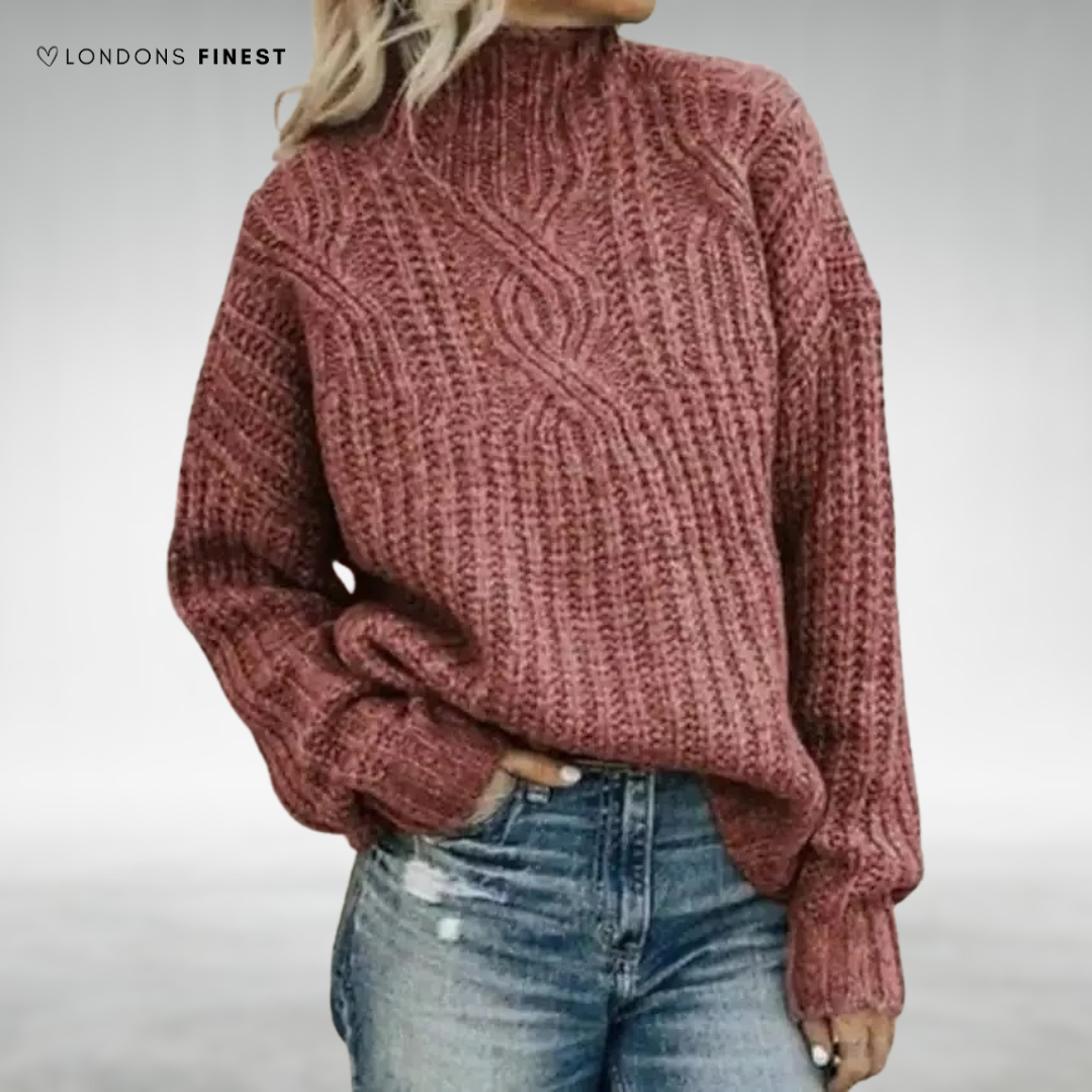 Tonia™ Cozy Knitted Turtleneck Sweater