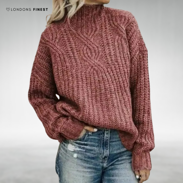 Tonia™ Cozy Knitted Turtleneck Sweater