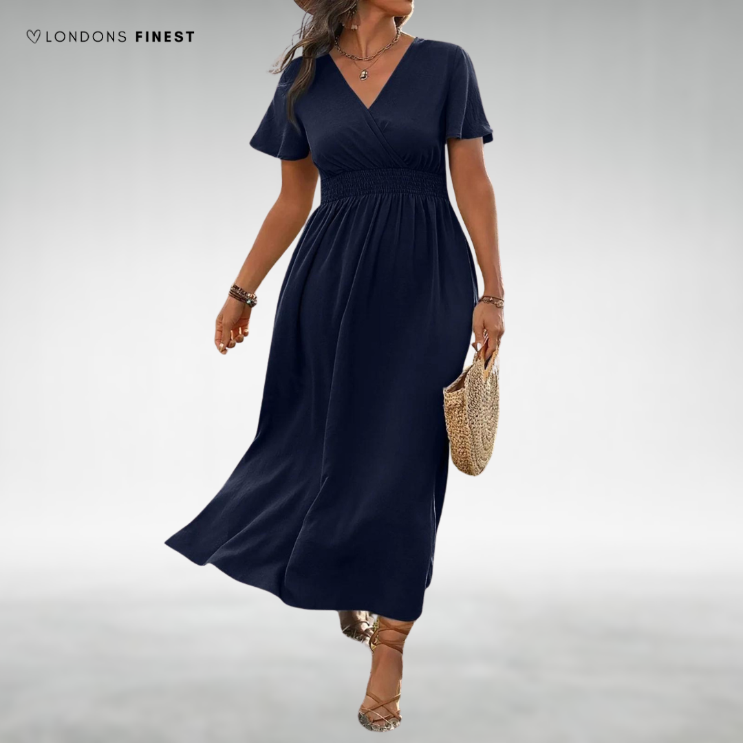 Jana™ Elegant V-Neck Maxi Dress