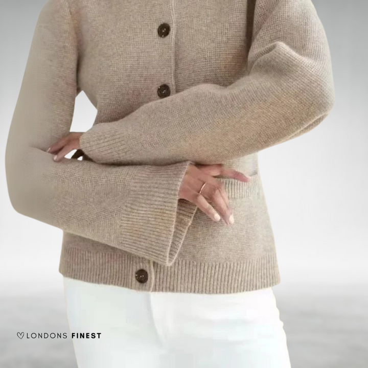 Selena™ Elegant Knitted Button-Up Cardigan